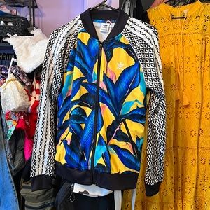 Tropical Adidas Track Jacket